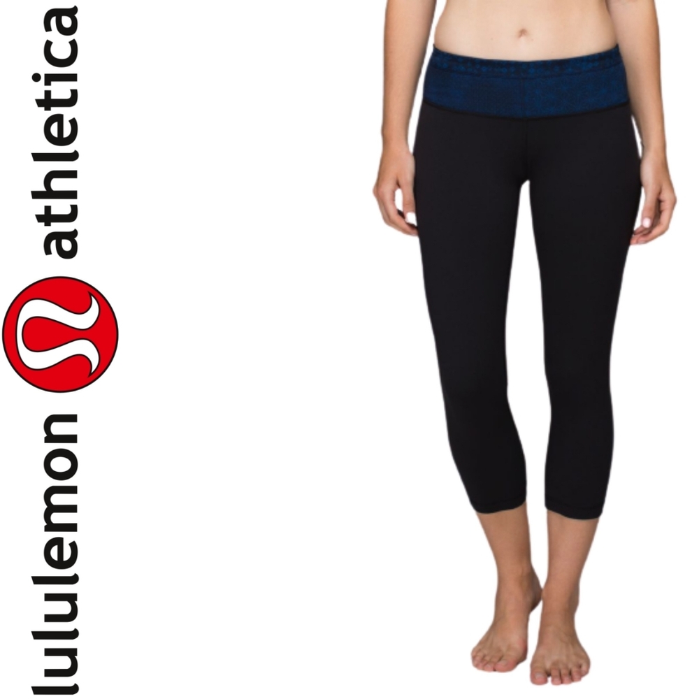 Lululemon Wunder Under Crop II *Full-On Luon

Blac
